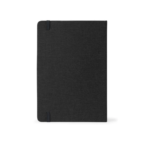 black HOMERO. Conjunto compuesto por un bloc de notas A5 de tapa dura y un bolígrafo de bambú