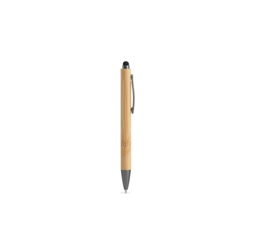 black HOMERO. Conjunto compuesto por un bloc de notas A5 de tapa dura y un bolígrafo de bambú