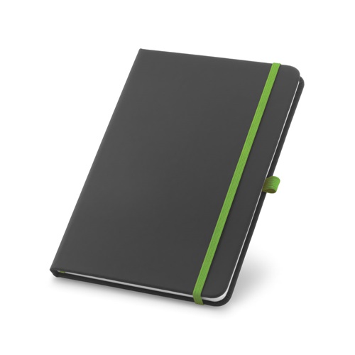 verde claro CORBIN. Cuaderno A5 en PU con hojas rayadas