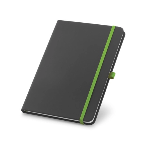 verde claro CORBIN. Cuaderno A5 en PU con hojas rayadas
