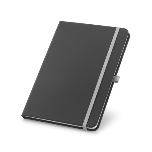 gris claro CORBIN. Cuaderno A5 en PU con hojas rayadas