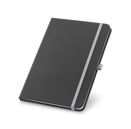 gris claro CORBIN. Cuaderno A5 en PU con hojas rayadas