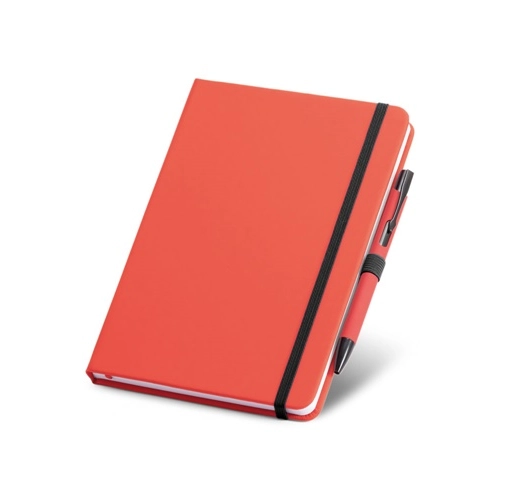 red SHAW. Set de bolígrafo y bloc de notas A5