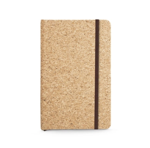 natural HAWKINS. Libreta de bolsillo de corcho con páginas lisas, en material certificado FSC™ y otros materiales controlados