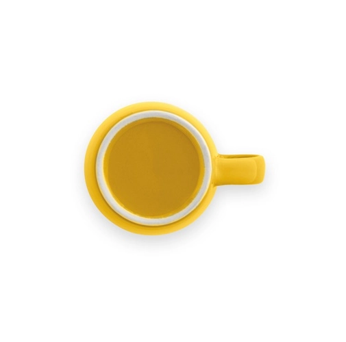 yellow COMANDER. Taza de cerámica 370 mL