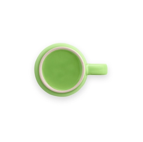 verde claro COMANDER. Taza de cerámica 370 mL