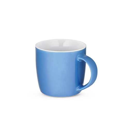 azul claro COMANDER. Taza de cerámica 370 mL