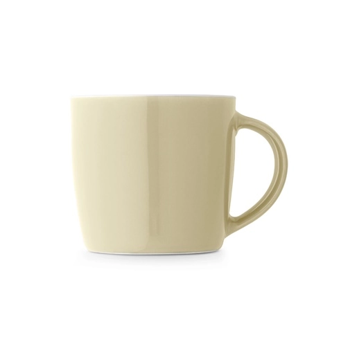 beige COMANDER. Taza de cerámica 370 mL