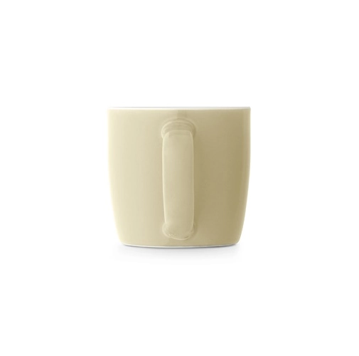 beige COMANDER. Taza de cerámica 370 mL