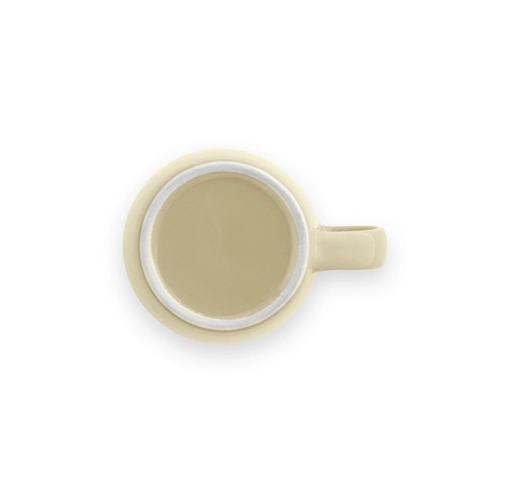 beige COMANDER. Taza de cerámica 370 mL