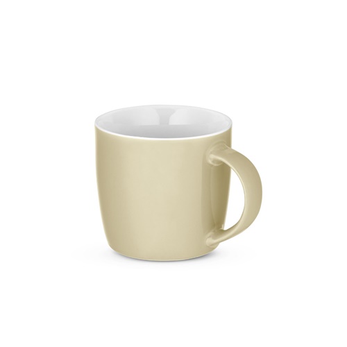 beige COMANDER. Taza de cerámica 370 mL