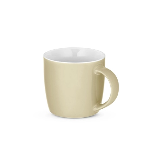 beige COMANDER. Taza de cerámica 370 mL