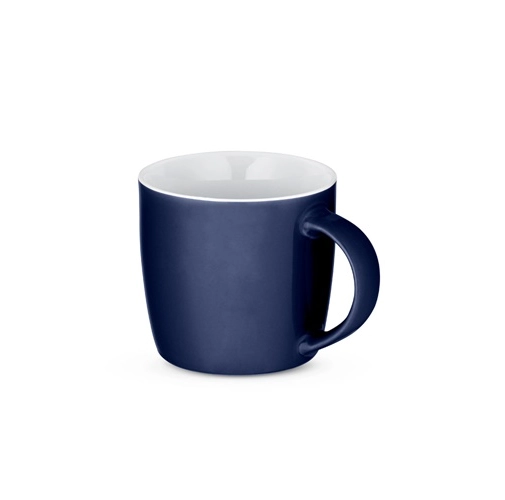 azul marino COMANDER. Taza de cerámica 370 mL