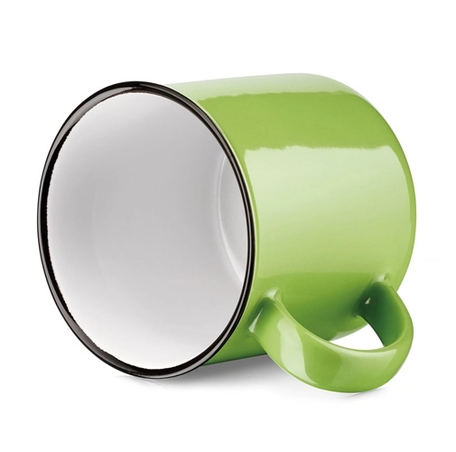 verde claro VERNON. Taza de cerámica de 340 ml
