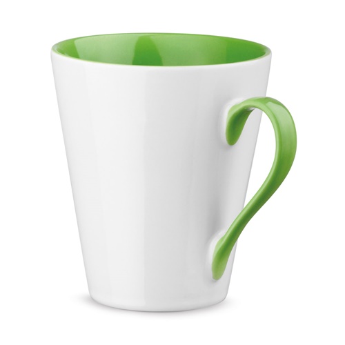 verde claro COLBY. Taza de cerámica 320 mL