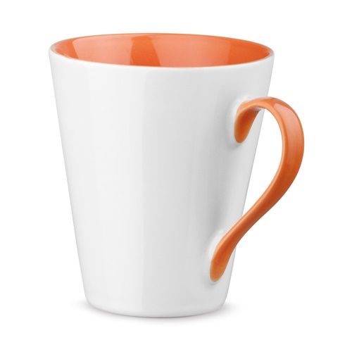 orange COLBY. Taza de cerámica 320 mL