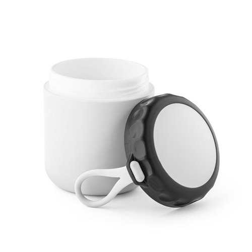 white SAMOURA. Contenedor térmico de PP de 380 mL
