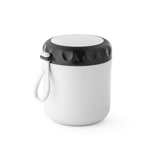 white SAMOURA. Contenedor térmico de PP de 380 mL