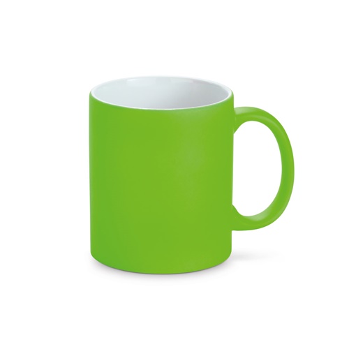 verde claro LYNCH. Taza de cerámica 350 mL