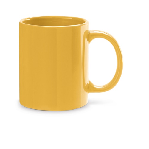yellow BARINE. Taza de cerámica 350 mL