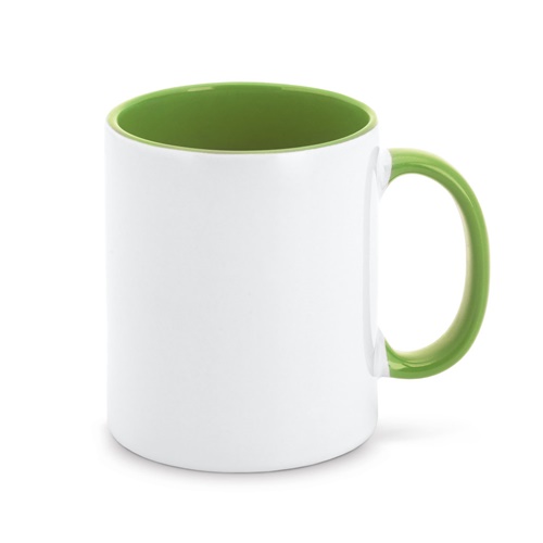 verde claro MOCHA. Taza de cerámica 350 mL