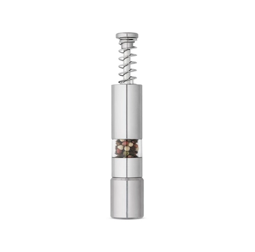 cromado satinado SMARTPEPPER. Molinillo de especias de acero inoxidable