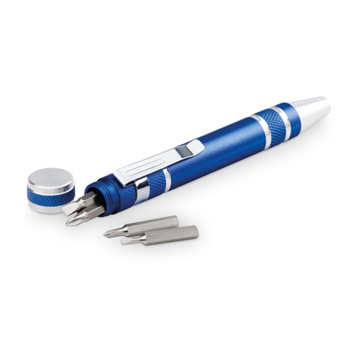 azul royal TOOLPEN. Juego de destornilladores de punta redonda