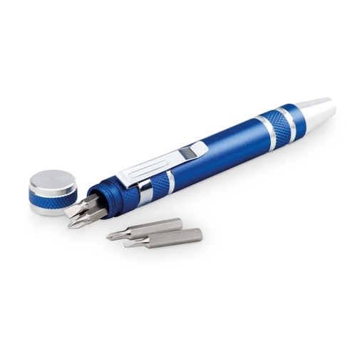 azul royal TOOLPEN. Juego de destornilladores de punta redonda