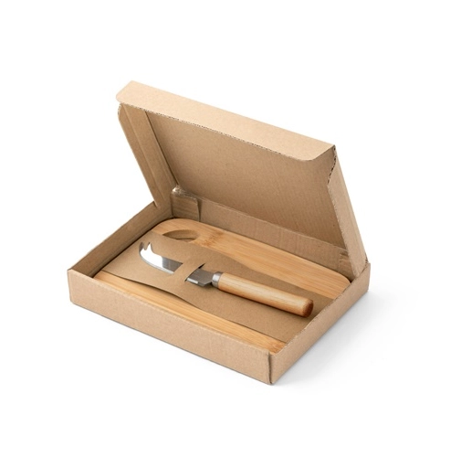 natural CAPPERO. Tabla de quesos y juego de cuchillos