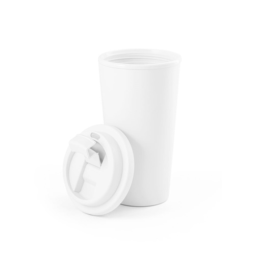 white CUPPARI. Taza de viaje