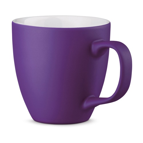 purple PANTHONY MAT. Taza de porcelana de 450 mL