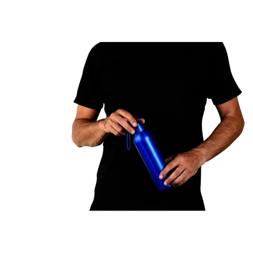 blue RIO. Botella de aluminio reciclado (100% rAL) con tapón de PP 660 mL