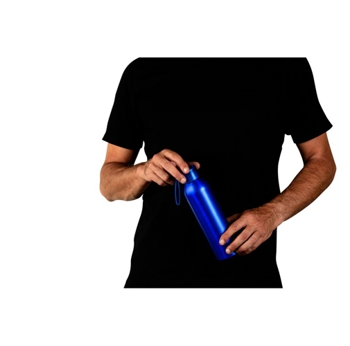 RIO. Botella de aluminio reciclado (100% rAL) con tapón de PP 660 mL