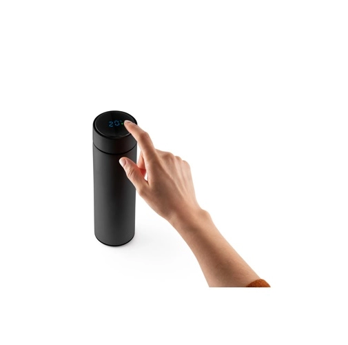 black ROSSI. Botella termo aislada al vacío de 470 mL