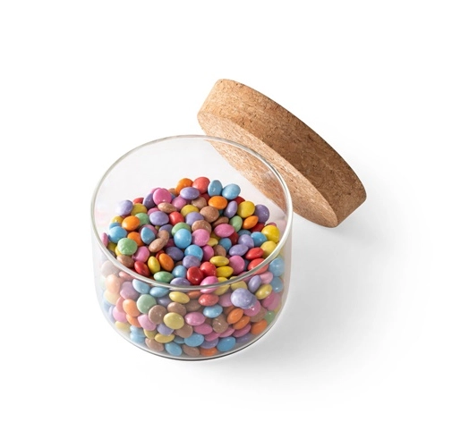 SPICE 380. Botella de vidrio de borosilicato con tapa de corcho 380ml