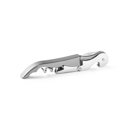 cromado satinado MALBEC. Sacacorchos de metal y PP