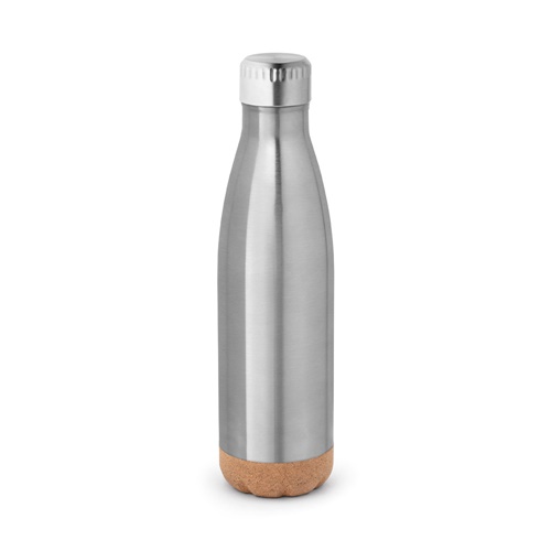 cromado satinado SOLBERG. Botella termo 560 mL