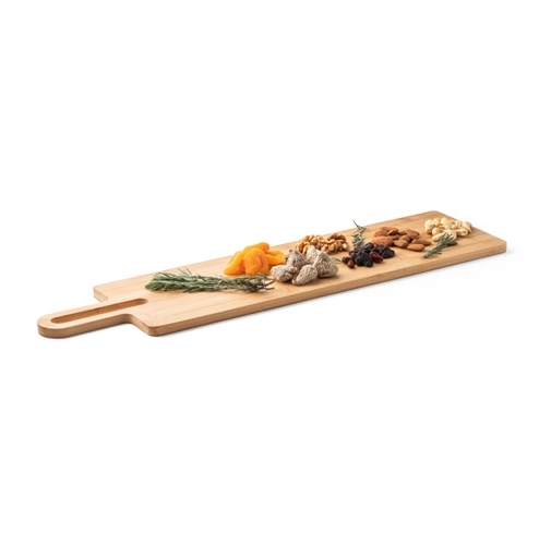 natural CARAWAY LONG. Tabla de servir de bambú