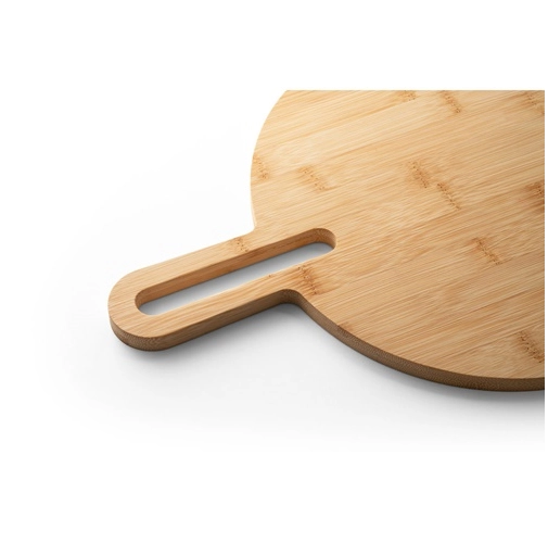 natural CARAWAY ROUND. Tablero redondo de bambú