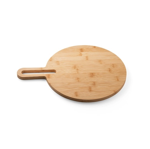 natural CARAWAY ROUND. Tablero redondo de bambú