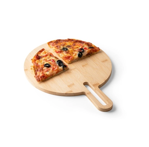 natural CARAWAY ROUND. Tablero redondo de bambú