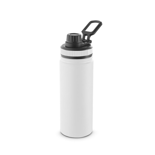 white FEDERER. Botella en acero inoxidable 90% reciclado 570 mL