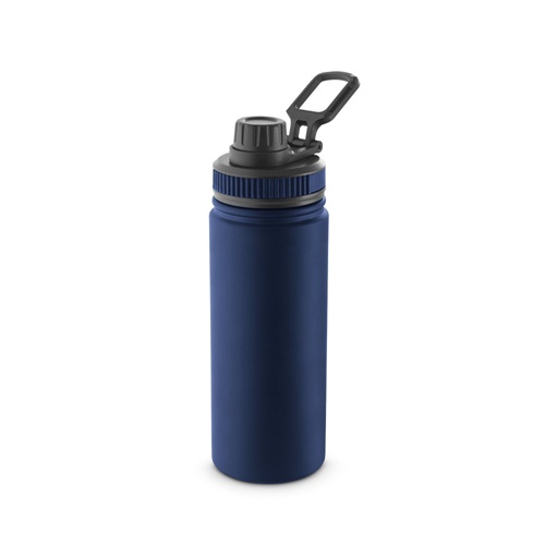 azul marino FEDERER. Botella en acero inoxidable 90% reciclado 570 mL