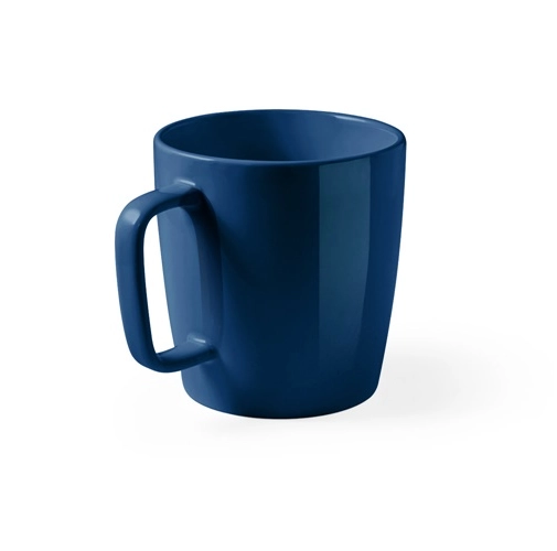 azul marino DHONI. Taza de cerámica 450 ml
