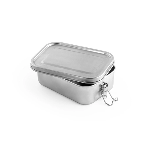cromado satinado ALLSPICE. Fiambrer. Robusta caja hermética fabricada en acero inoxidable (90% reciclado) 750 mL