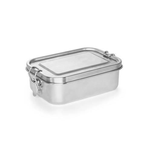 cromado satinado ALLSPICE. Fiambrer. Robusta caja hermética fabricada en acero inoxidable (90% reciclado) 750 mL
