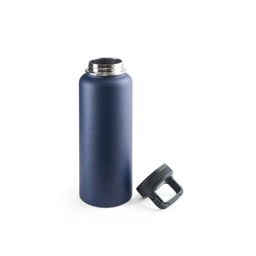 azul marino SINNER. Botella de acero inoxidable 90% reciclado con gran capacidad: hasta 1200 mL