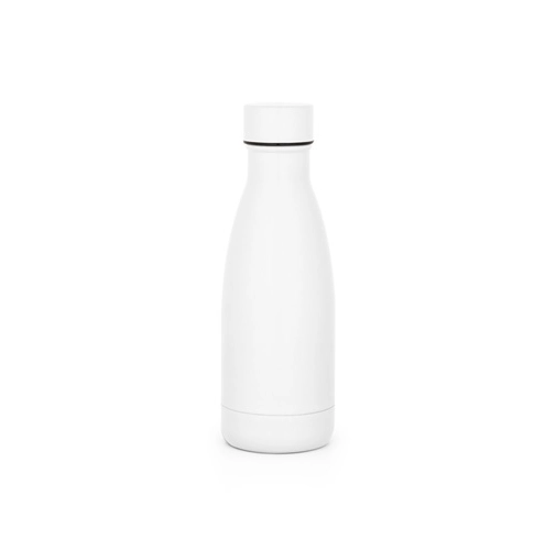white RE-BUFFON S. Termo fabricado con 90% acero inoxidable reciclado 400 mL