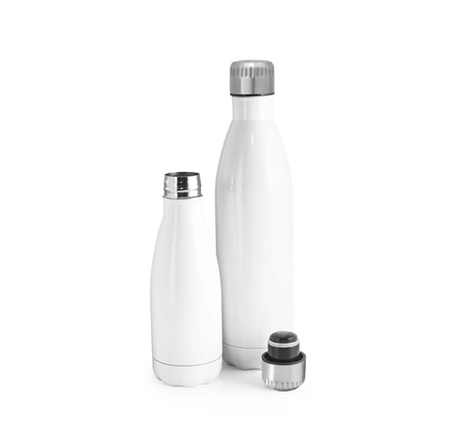white AMORTI L. Botella sublimación acero inoxidable 800 mL