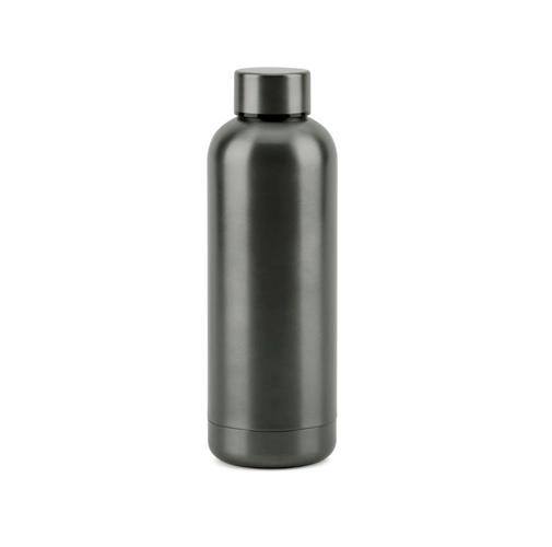 gun metal ODIN METTALIC. Botella en acero inoxidable 90% reciclado 550 mL